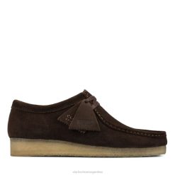 Clarks hombres ante marrón oscuro clarks wallabee ante marrón oscuro BPDZ205491 gamuza marrón oscuro