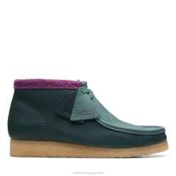 Clarks hombres bota clarks wallabee combi verde combi verde BPDZ206632 combinación verde