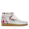 Clarks hombres Bota wallabee combi blanca clarks combi blanca BPDZ206773 combinación blanca