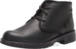 Clarks hombres botas chukka impermeables morris peak para hombre de cuero caído negro de clarks BPDZ201855