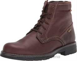 Clarks hombres Botín alto impermeable clarks morris de hombre de piel caída marrón BPDZ202523 cuero caído marrón