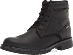 Clarks hombres Botín alto impermeable clarks morris de hombre negro BPDZ201355 negro