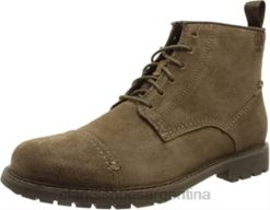Clarks hombres Botín clarks bowzer cap de ante oliva para hombre BPDZ202578 ante oliva