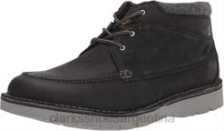 Clarks hombres botín Eastford Top hombre clarks cuero negro BPDZ201813 cuero negro