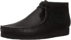 Clarks hombres botines clarks shacre negros para hombre BPDZ201833 cuero negro