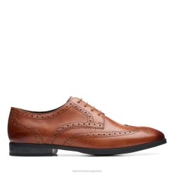 Clarks hombres bradish limit cuero bronceado clarks cuero bronceado BPDZ205509 cuero marrón