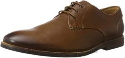 Clarks hombres broyd walk derbys clarks de cuero marrón tostado para hombre BPDZ20823 cuero marrón tostado