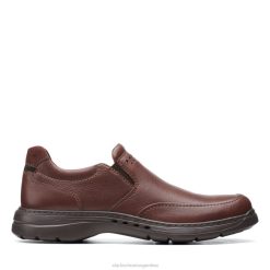 Clarks hombres caoba ny cuero clarks un brawley paso BPDZ203643 cuero caoba