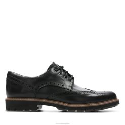 Clarks hombres Clarks Batcombe Wing de cuero negro. BPDZ203560 cuero negro