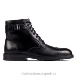 Clarks hombres clarks clarkdale hola cuero negro BPDZ204354 cuero negro