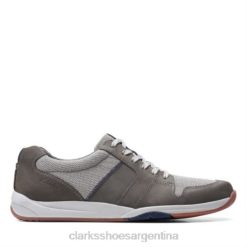 Clarks hombres clarks combi langton encaje gris BPDZ204425 combinado gris