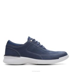 Clarks hombres clarks donaway encaje nubuck azul marino BPDZ203658 nubuck azul marino