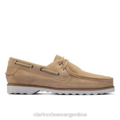 Clarks hombres clarks durleigh vela ante taupe BPDZ204474 gamuza color topo