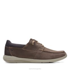 Clarks hombres clarks gorwmoc nubuck marrón nubuck marrón BPDZ206562 nubuck marrón