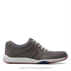 Clarks hombres clarks langton race nobuk gris BPDZ204438 nubuck gris
