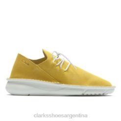 Clarks hombres clarks origin amarillo ante bajo BPDZ204456 gamuza amarilla