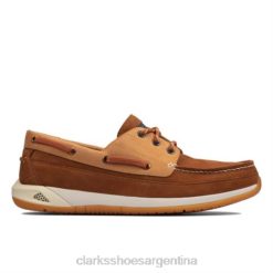 Clarks hombres clarks ormand barco tan combi BPDZ204482 combinación bronceado