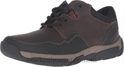 Clarks hombres clarks oxford walbeck edge hombre cuero impermeable marrón BPDZ201468 cuero impermeable marrón