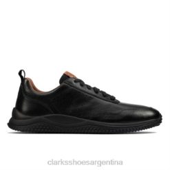 Clarks hombres clarks puxton encaje cuero negro BPDZ204458 cuero negro