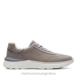 Clarks hombres clarks sprint lite lace nobuk gris BPDZ204459 nubuck gris