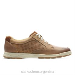 Clarks hombres clarks stafford park5 cuero tostado BPDZ204526 cuero marrón