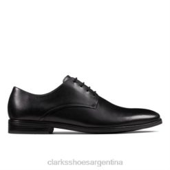 Clarks hombres clarks stanford walk cuero negro BPDZ204480 cuero negro