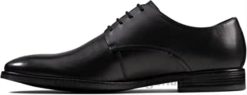 Clarks hombres clarks stanford walk derby negros para hombre BPDZ20331 cuero negro