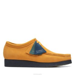 Clarks hombres Clarks wallabee amarillo bajo/azul BPDZ203588 amarillo azul