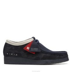 Clarks hombres clarks wallabee denim azul sintetico BPDZ203498 denim azul sin