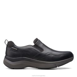 Clarks hombres clarks wave 20 edge cuero negro cuero negro BPDZ206730 cuero negro