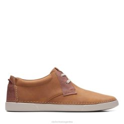 Clarks hombres cuero tostado clarks gereld bajo cuero tostado BPDZ206803 cuero marrón