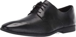 Clarks hombres gorra bampton de hombre de cuero negro oxford clarks BPDZ202836