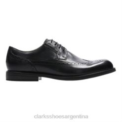 Clarks hombres límite de clarks negros beckfield BPDZ204499 negro
