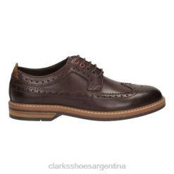 Clarks hombres límite de pitney de castaña clarks BPDZ204497 castaña