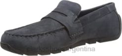 Clarks hombres Mocasín Clarks Oswick Bar de nubuck azul marino para hombre BPDZ20289 nubuck azul marino