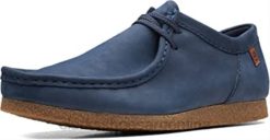 Clarks hombres mocasín clarks shacre ii run para hombre nubuck azul marino BPDZ201877 nubuck azul marino