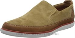 Clarks hombres Mocasines combinados Clarks Bratton de piel de ante color arena oscuro para hombre0 BPDZ201328 combi piel ante color arena oscuro