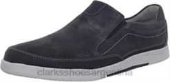 Clarks hombres Mocasines Vulcan Remus Hombre De Ante Azul Zapatos Clarks BPDZ202900