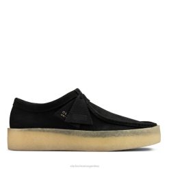 Clarks hombres taza clarks wallabee de nubuck BPDZ205515 nubuck negro