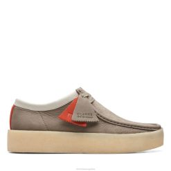 Clarks hombres taza wallabee nobuck gris clarks BPDZ203758 nubuck gris