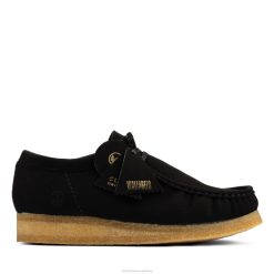 Clarks hombres wallabee clarks negro vegano BPDZ203621 vegano negro