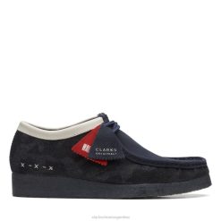 Clarks hombres wallabee denim azul sintético denim azul sintético clarks BPDZ205606 denim azul sintético