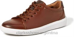 Clarks hombres zapatilla baja cambro hombre marrón clarks BPDZ20974 marrón