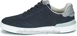 Clarks hombres Zapatilla Clarks Court Lite Tor para hombre en color azul marino BPDZ2073