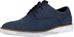 Clarks hombres Zapatilla de deporte Banwell Lace de hombre de nobuk azul marino clarks BPDZ20716 nubuck azul marino
