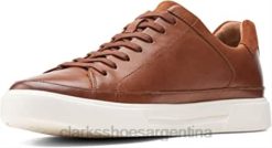Clarks hombres zapato clarks un costa tie para hombre BPDZ20573 bronceado británico