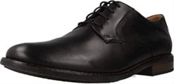 Clarks hombres zapatos brogue de encaje becken de hombre clarks negros BPDZ20261 cuero negro cuero negro