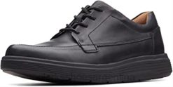 Clarks hombres zapatos derbys un abode easy de cuero negro para hombre clarks BPDZ202652 cuero negro
