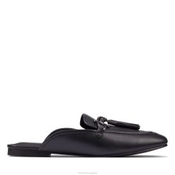 Clarks mujer Adornos clarks de cuero negro puro 2 BPDZ203313 cuero negro