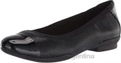 Clarks mujer bailarinas de mujer sara orquídea combi piel negra clarks BPDZ201548